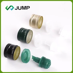 Kakovostna črna zelena rop aluminijasta pokrovček s plastičnim prelivom